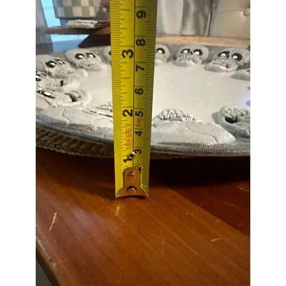 Large Skeleton Heads serving platter - Picture 3 of 7